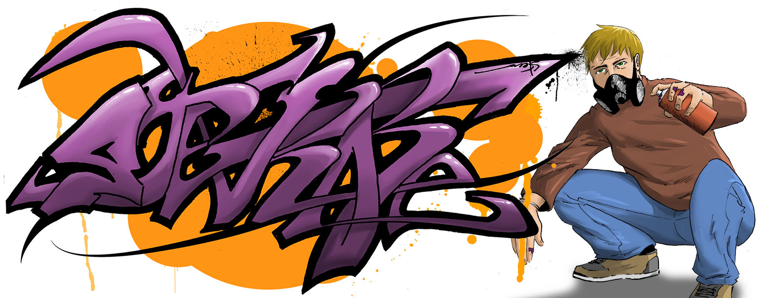 Un graff réalisé en public lundi 22 décembre 2014 à Pontarlier