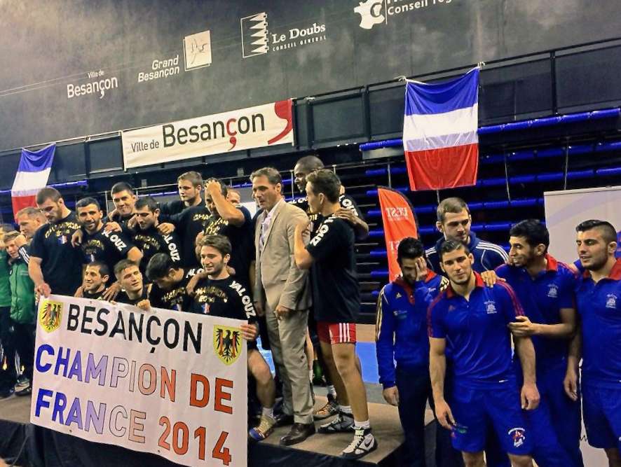 Le club de lutte de Besançon est Champion de France !