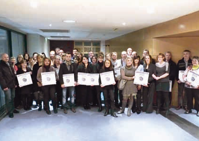 Charte Qualité pour 98 commerçants du Doubs.