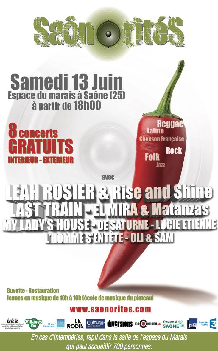 Festival Saônorités, samedi 13 juin 2015 à Saône