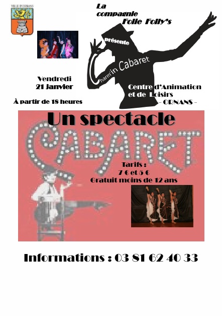 « Charm in Cabaret » par La troupe Folie Folly’s le 21 janvier 2011