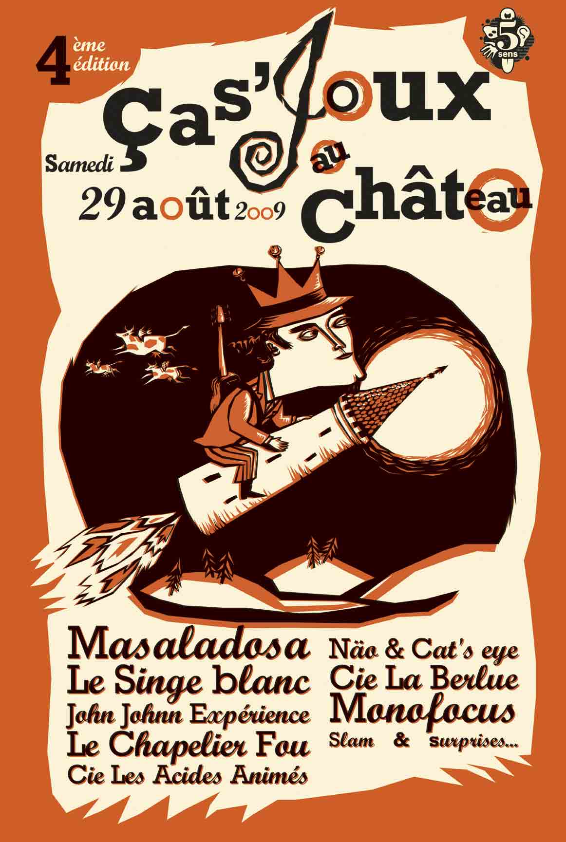 Ça s’Joux au Château, le 29 août 2009 au Château de Joux.