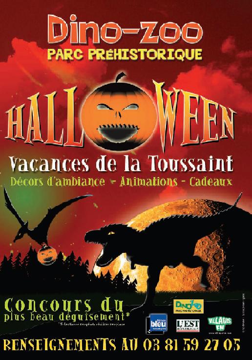 Citrouilles et épis de maïs envahissent le Dino-zoo.