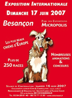 Exposition canine à Micropolis le 17 juin 2007