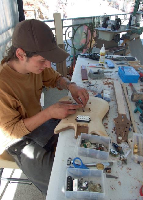 Des guitares sur mesure