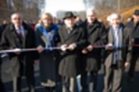 Inauguration du nouveau tronçon RD75 Serre-les-sapins/Franois