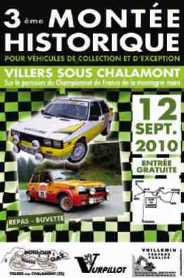 3e Montée Historique à Villers-sous-Chalamont, le 12 septembre 2010