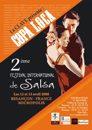 2e édition du Festival International de Salsa les 12 et 13 avril 2008
