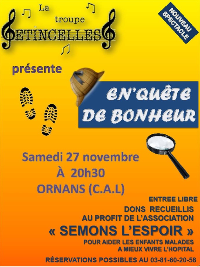 Concert à Ornans de la Troupe Etincelles le 27 novembre 2010