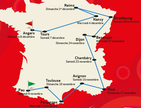 Le Train de l’Orientation de l’Etudiant à Besançon le 27 novembre 2013.